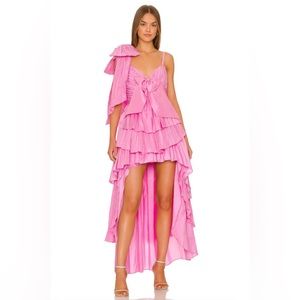 Raylene Dress in Hot Fuschia